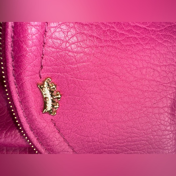 Juicy Couture Crossbody/Shoulder Bag Purse Barbie hot pink pebble leather - Picture 13 of 13